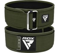 RDX Ceinture de Musculation AUTOMATIQUE FERMER À CLÉ, 4” Réglable Support Dos Lombaire, Powerlifting D'haltérophilie Bodybuilding Entraînement en Force Exercise Fitness Gym Levage Belt, Hommes Femmes