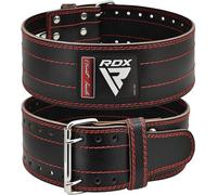 RDX Ceinture de Musculation Powerlifting, IPL USPA Approuvé, 6MM Épais 100% Cuir, 4” Réglable Support Lombaire, D'haltérophilie Bodybuilding Entraînement en Force Exercise Fitness Belt, Homme Femme