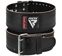 RDX Ceinture de Musculation Powerlifting, IPL USPA Approuvé, 6MM Épais 100% Cuir, 4” Réglable Support Lombaire, D'haltérophilie Bodybuilding Entraînement en Force Exercise Fitness Belt, Homme Femme