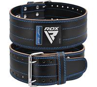 RDX Ceinture de Musculation Powerlifting, IPL USPA Approuvé, 6MM Épais 100% Cuir, 4” Réglable Support Lombaire, D'haltérophilie Bodybuilding Entraînement en Force Exercise Fitness Belt, Homme Femme