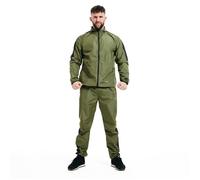 RDX Combinaison de Survêtement, Anti-déchirure, Fitness MMA Running, Veste et Pantalon, Homme/Femme, Vert, 3XL XXXL