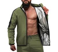 RDX Combinaison Sudation Fitness, Anti-Déchirure Survêtement, Costume Sauna Suit, Gilet de Sudation Minceur D’entraînement Perte Poids Pantalon, Running Cardio Sports Veste Vêtement, Hommes Femmes