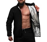 RDX Combinaison Sudation Fitness, Anti-Déchirure Survêtement, Costume Sauna Suit, Gilet de Sudation Minceur D’entraînement Perte Poids Pantalon, Running Cardio Sports Veste Vêtement, Hommes Femmes