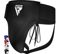 RDX Coquille Boxe MMA Homme Sports Protection Combat Arts Martiaux Suspensoir Muay Thai Kick Boxing (Noir, X-L)
