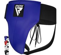 RDX Coquille Boxe MMA Homme Sports Protection Combat Arts Martiaux Suspensoir Muay Thai Kick Boxing, Bleu, Small