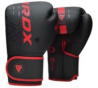 RDX F6 Kara Gants de Boxe Noir 12oz Rouge Cuir PU 10 OZ