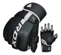RDX F6 KARA Gants de Grappling et MMA blanc Cuir PU M