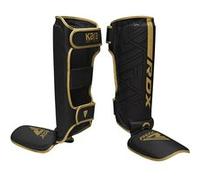 RDX F6 KARA MMA Protège Tibias XL d'or Cuir PU GOLDEN