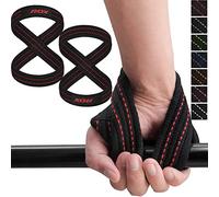 RDX Figure 8 Sangle, Sangle Musculation Gym Levage Support de Poignet Bandage Fitness Lifting Straps Entraînement Bodybuilding Haltérophilie Gymnastique Unisexe Hommes Femmes Maison Entraînements