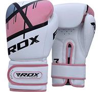 RDX Gants de Boxe Femme pour D’entraînement et Muay Thaï | Ego Gants en Maya Hide Cuir pour Sparring, Kickboxing, Sacs de Frappe, Compétition Combat Mitaines, Boxing Gloves