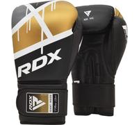 RDX Gants de Boxe, Maya Hide Gants d'entraînement en cuir pour Muay Thai, Kickboxing, Sparring, Sac de Boxe, Sac de sable, Gants de Kickboxing, Arts Martiaux Entraînement à domicile Gymnase Hommes Fem