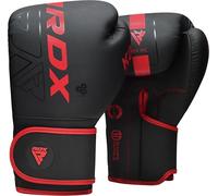 RDX Gants de Boxe Muay Thai d'entrainement, Maya Hide Cuir, Kara Pro Sparring Kickboxing MMA Boxing Gloves, Gants pour Sac de Frappe Pattes d'ours Training, Homme Femme Adulte 8 10 12 14 16oz Noir