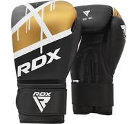RDX Gants de Boxe Muay Thai d'entrainement, Maya Hide Cuir Mitaines, Ego Pro Sparring Kickboxing MMA Boxing Gloves, Gant pour Sac de Frappe Pattes d'ours Training, Homme Femme Adulte 8 10 12 14 16 oz