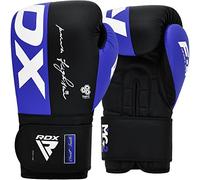 RDX Gants de Boxe pour D'entraînement et Muay Thaï, Gants en Maya Hide Cuir pour Sparring, Kickboxing, Sacs de Frappe, Compétition Combat Mitaines, Hommes Femmes Gym Entraînements 8 10 12 14 16 OZ