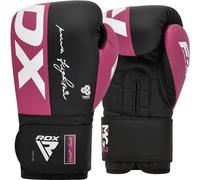 RDX Gants de Boxe pour D'entraînement et Muay Thaï, Gants en Maya Hide Cuir pour Sparring, Kickboxing, Sacs de Frappe, Compétition Combat Mitaines, Hommes Femmes Gym Entraînements 8 10 12 14 16 OZ