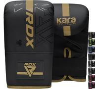 RDX Gants de Boxe pour Muay Thaï et D'entraînement, Kara Gants de Sac Frappe en Maya Hide Cuir pour Kickboxing, Sparring, MMA, Vitesse Ball, Arts Martiaux et Pattes d'ours, Punching Ball Gloves