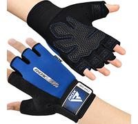 RDX Gants de Fitness Respirant Anti-dérapant, Gant Masculation Sport Soutien au Poignet Protection Paume Forte Adhérence Workout Entrainement Fitness Gymnastique Powerlifter Gym Gloves Halterophilie