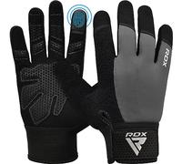 RDX Gants De Musculation Gant Fitness Gymnastique Sport Anti-Dérapant, Protection Paume Adhérence Entrainement Halterophilie Rembourrée Antidérapant Respirant à Écran Tactile Équipement Gym à Domicile