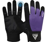 RDX Gants De Musculation Gant Fitness Gymnastique Sport Anti-Dérapant, Protection Paume Adhérence Entrainement Halterophilie Rembourrée Antidérapant Respirant à Écran Tactile Équipement Gym à Domicile