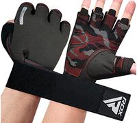 RDX Gants de Musculation pour Hommes Femmes, avec Support de Poignet Long et Extensible, Bonne Prise en Main, Fitness HIIT Entraînement, Bodybuilding Haltérophilie, Cyclisme, Exercices Maison