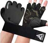 RDX Gants de Musculation pour Hommes Femmes, avec Support de Poignet Long et Extensible, Bonne Prise en Main, Fitness HIIT Entraînement, Bodybuilding Haltérophilie, Cyclisme, Exercices Maison