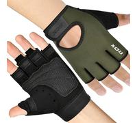 RDX Gants de Musculation pour Hommes Femmes, Ventilation Respirante avec Entraînement de Gym avec Demi-Doigt, Bonne Prise en Main, Fitness HIIT Entraînement, Bodybuilding Haltérophilie, Cyclisme
