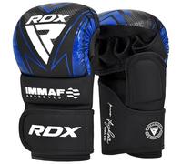 RDX Gants MMA Sparring Grappling, Paume ouverte Gants Arts Martiaux Hommes Femmes Soutien Poignet Réglable Combat Cage Combat Sports Boxe Entraînement Muay Thai Sac de Frappe Kickboxing Homme Femme