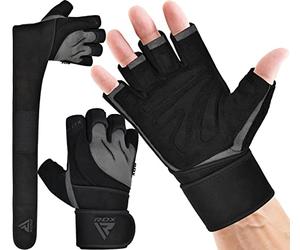 RDX Gel Weight Lifting Body Building Gants Gym Strap formation Formation en cuir L