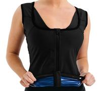 RDX Gilet pour femme pour entraînement de gym, gilet de sudation pour la perte de poids, entraînement de fitness et exercice amincissant, gilet sans manches pour l'haltérophilie, la course, le jogging
