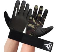 RDX Haltérophilie Doigt Complet Gants De Gym, Écran Tactile Paume Antidérapante Respirante, Hommes Femmes Home Fitness Workout Bodybuilding HIIT Powerlifting Exercice Équipement De Musculation