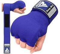 RDX Mitaines de Boxe pour Femme, sous-Gants de Boxe élastiques, avec Bandes de Boxe et Passes-Pouces XL Bleu