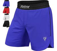 RDX MMA Short pour d'Entraînement et Kick Boxe - Parfait Grappling, Sparring, Arts Martiaux, Cage Fight - Shorts pour BJJ, Muay Thai, Fitness Musculation et Sports de Combat, Bleu, 3XL