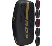 RDX Pao Boxe Thai Incurvé Bouclier de Frappe Kick boxing, MuayThai Poignée Solide, Strike Shield Pad Maya Hide Cuir Pattes d'ours pour MMA Entraînement, Arts Martiaux, Taekwondo, Sports de Combat NOIR