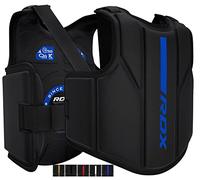 RDX Plastron de Boxe Protection, Avance Maya Hide Cuir Corps Garde de la Poitrine Protecteur Parfait pour Sports de Combat, Kickboxing, Taekwondo, BJJ karaté, Utiliser dans Gym à Domicile Formations