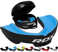 RDX Protège-Dents, Gouttière Coque Dentaire Pour Rugby, MMA, Hockey, Judo, Karaté, Arts Martiaux et Boxe, Respirant et Ajustable, Contient une boîte de rangement unique, Junior Moins de 12 ans