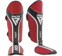 RDX PROTGE TIBIAS AURA PLUS T 17 Rouge M RED/BLACK