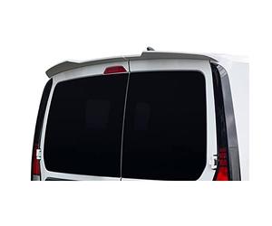 RDX Racedesign Becquet de toit compatible avec Volkswagen Caddy V Box/MPV 2020- (avec 2 portes battantes) (PU)