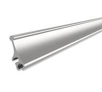 RDX Racedesign Double Rail Keder Duo-KEDER 23,5 cm pour Panneaux latéraux d'auvent de Camping - Une pièce, Aluminium