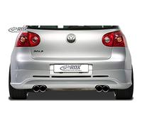 RDX Racedesign Jupe arrière compatible avec Volkswagen Golf V GTI/R Hatchback 3/5-portes 2003-2008 (échappement à gauche/droite) excl. Variant/Plus (ABS)