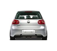 RDX Racedesign Jupe arrière compatible avec Volkswagen Golf V Hatchback 3/5-portes 2003-2008 'V2' (échappement R32) excl. Variant/Plus (ABS)