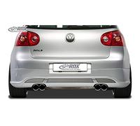 RDX Racedesign Jupe arrière compatible avec Volkswagen Golf V Hatchback 3/5-portes 2003-2008 'V2' (échappement à gauche/droite) excl. Variant/Plus (ABS)