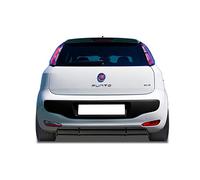 RDX Racedesign Jupe arrière 'Diffuseur' compatible avec Fiat Punto Evo 2009- (ABS noir luisant)
