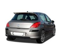 RDX Racedesign Jupe arrière 'Diffuseur' compatible avec Peugeot 308 HB 2007-2013 (ABS noir luisant)