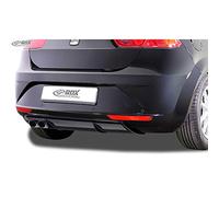 RDX Racedesign Jupe arrière 'Diffuseur' compatible avec Seat Leon 1P Facelift 2009-2012 excl. FR/Cupra (ABS noir luisant)