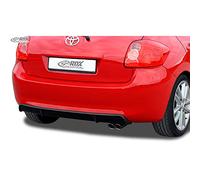 RDX Racedesign Jupe arrière 'Diffuseur' compatible avec Toyota Auris E150 2007-2010 (ABS noir luisant)