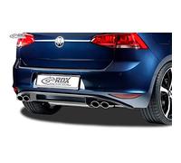 RDX Racedesign Jupe arrière 'Diffuseur' compatible avec Volkswagen Golf VII HB 3/5-portes 2012- 'R-Look' excl. GTi/GTD (PUR)