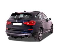 RDX Racedesign Jupe arrière 'Diffuseur U-Diff' compatible avec BMW X3 (G01) 2017- avec Paquet-M (PU)