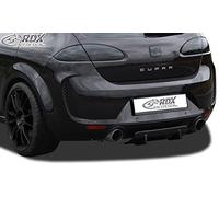 RDX Racedesign Jupe arrière 'Diffuseur U-Diff' compatible avec Seat Leon (1P) 2005-2012 (PU), grise