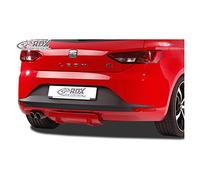 RDX Racedesign Jupe arrière 'Diffuseur U-Diff' compatible avec Seat Leon (5F) in R/SC/ST 2012-2020 (PU)