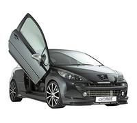 RDX Racedesign Jupes latérales compatible avec Peugeot 207 3 portes 2006- excl. CC 'GT4 Rev' (ABS)